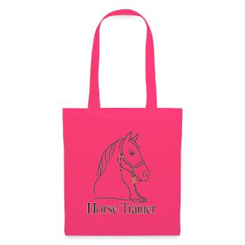 Horse Trainer Equestrian Minimal Identity Barn Lif - Tote Bag - azalea - Front
