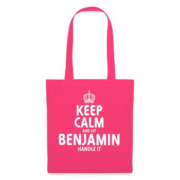 BENJAMIN: Regel das. - Stoffbeutel - Azalea - Vorne