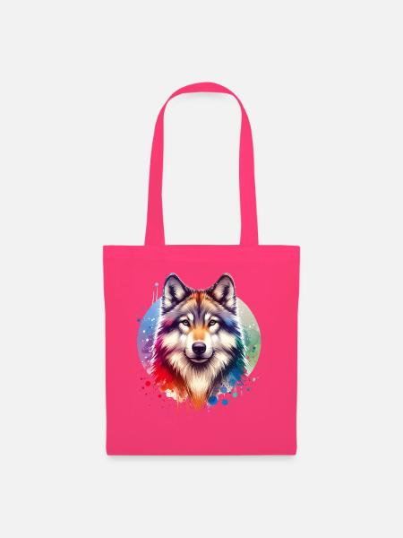 Wolfhund Motiv - Stoffbeutel - Azalea