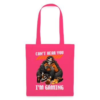 Skeleton Gamer Gaming Halloween - Stoffbeutel - Azalea - Vorne