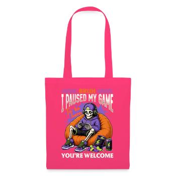 Skeleton Gamer Gaming Halloween - Stoffbeutel - Azalea - Vorne