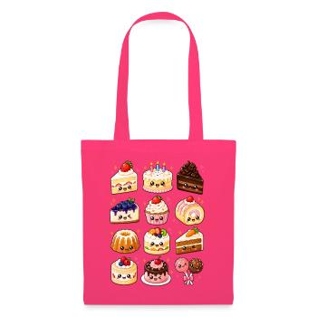 Kawaii Kuchen | Torten & Desserts - Stoffbeutel - Azalea - Vorne