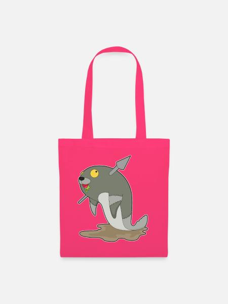 Seehund Halloween Zombie - Stoffbeutel - Azalea