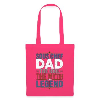 Sous Chef Dad The Idol The Culinary Professional - Stoffbeutel - Azalea - Vorne