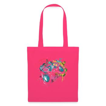 Gamepad Splash - Stoffbeutel - Azalea - Vorne