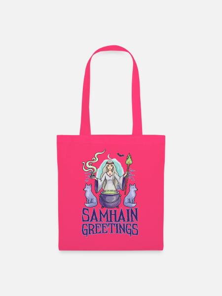 Samhain-Grüße Halloween Samhain Wicca Wiccan - Stoffbeutel - Azalea