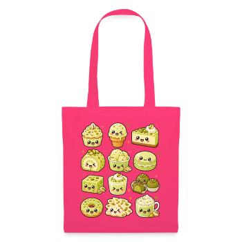 Kawaii Pistazie | Desserts & Süßes - Stoffbeutel - Azalea - Vorne