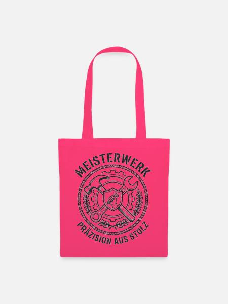Meisterwerk Handwerker – Präzision aus Stolz - Stoffbeutel - Azalea