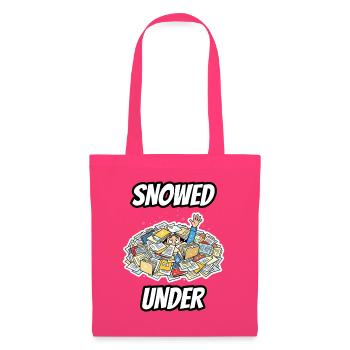 Snowed Under – Lustige, wörtliche Idiom-Zeichentrickserie - Stoffbeutel - Azalea - Vorne