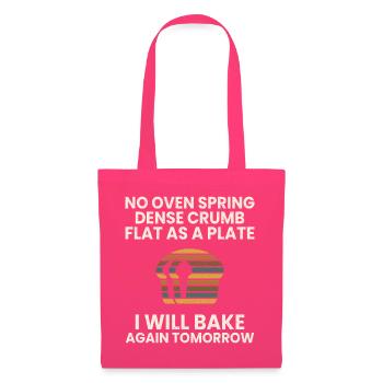 Lustiger Brot Spruch Geschenk Brotbäckerin - Stoffbeutel - Azalea - Vorne