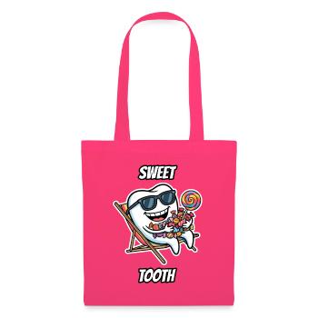 Sweet Tooth – Witzige, wörtliche Idiom-Zeichentrickserie - Stoffbeutel - Azalea - Vorne