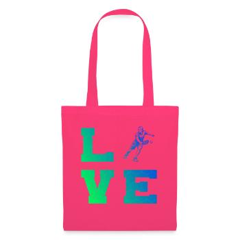 Pickleballsport Geschenk für Pickleball Coach Fans - Stoffbeutel - Azalea - Vorne