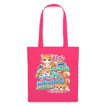 Ich bin nicht launisch - ich bin mehrstufig - Stoffbeutel - Azalea - Vorne