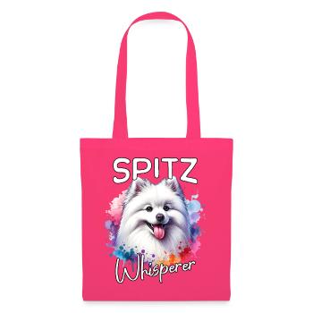Spitz Flüsterer - Stoffbeutel - Azalea - Vorne