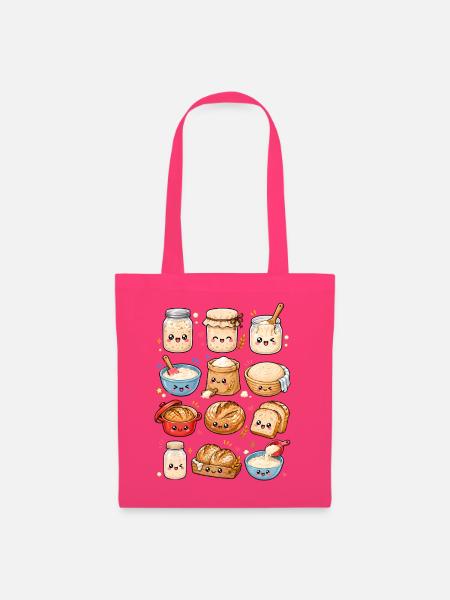 Kawaii Sauerteig | Brot & Backen - Stoffbeutel - Azalea