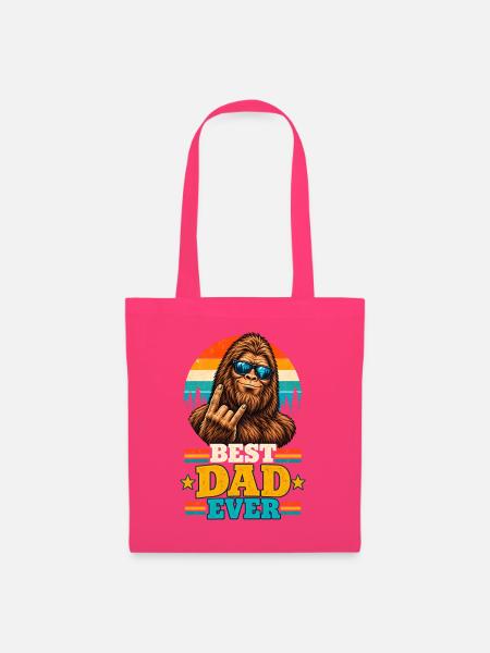 Best Dad Ever Bigfoot Dad Sasquatch Dad - Stoffbeutel - Azalea