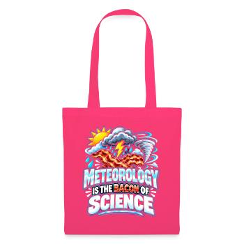 Meteorologie Meteorologen Meteorologe Geschenk - Stoffbeutel - Azalea - Vorne