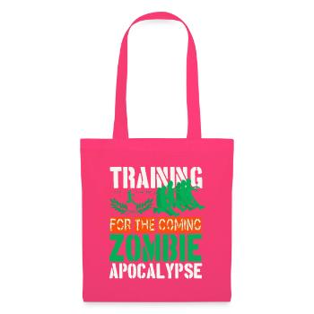 Training For The Coming Zombie Apocalypse  - Stoffbeutel - Azalea - Vorne