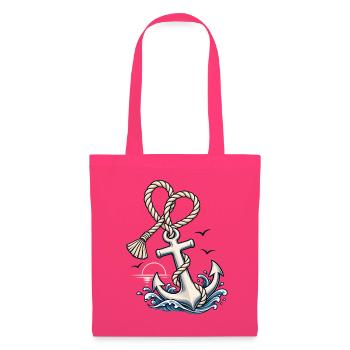 Bootsurlaub Nautik Design für Bootliebhaber - Stoffbeutel - Azalea - Vorne