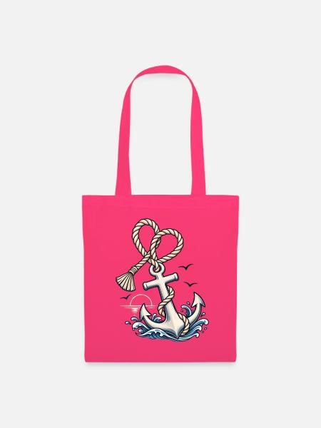 Bootsurlaub Nautik Design für Bootliebhaber - Stoffbeutel - Azalea