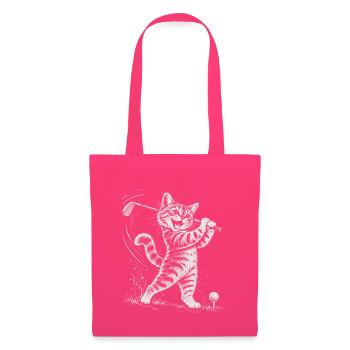 Katze spielt Golf  - Stoffbeutel - Azalea - Vorne