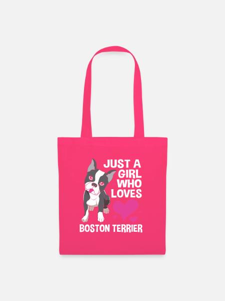 Boston Terrier - Stoffbeutel - Azalea