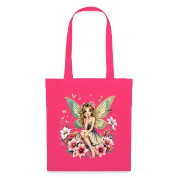  Verzauberte Fee Blumen Orchideen Fantasie Mystisc - Stoffbeutel - Azalea - Vorne
