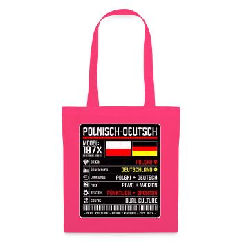 Deutschpolen - zwischen zwei Kulturen 197x - Stoffbeutel - Azalea - Vorne