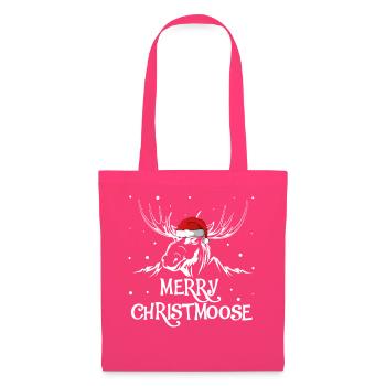 Merry ChristMoose Weihnachtsdesign - Stoffbeutel - Azalea - Vorne