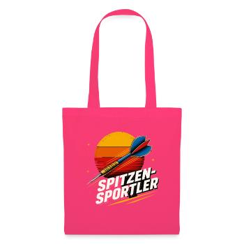  Spitzen Sportler Dart Pfeil Zielscheibe - Stoffbeutel - Azalea - Vorne