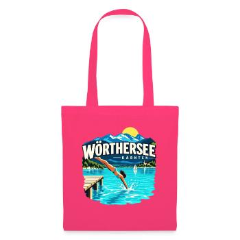 Wörthersee Kärnten Sprung ins Sommerglück - Stoffbeutel - Azalea - Vorne