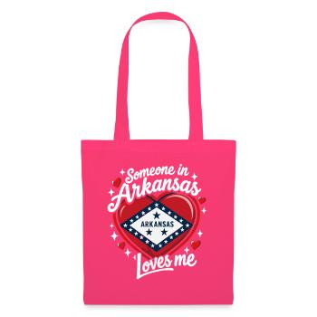 Arkansas Liebe Herzdesign - Stoffbeutel - Azalea - Vorne