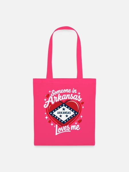Arkansas Liebe Herzdesign - Stoffbeutel - Azalea