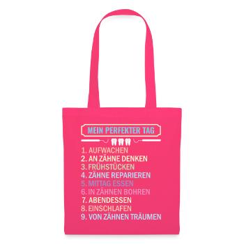 Zahnarzt Zahnhygieniker Zahnarztpraxis stomatologe - Stoffbeutel - Azalea - Vorne
