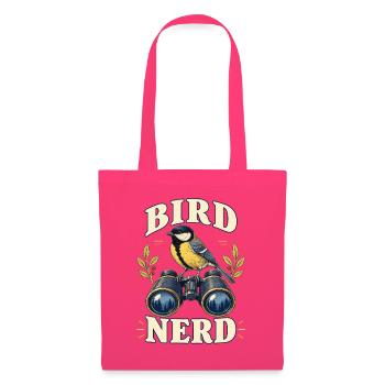 Bird Nerd – Kohlmeise Vogelbeobachtung - Stoffbeutel - Azalea - Vorne