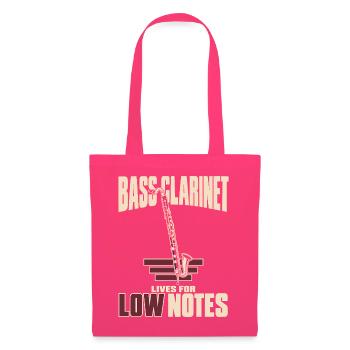 Klarinettist Bassklarinette Musiker Band Geschenk - Stoffbeutel - Azalea - Vorne
