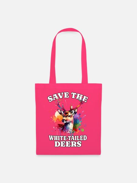 Weisswedelhirsch Save White-Tailed Deer - Stoffbeutel - Azalea