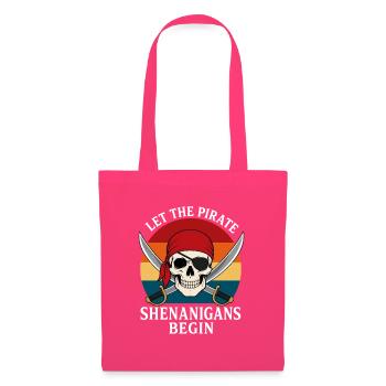Halloween Skull lässt Piraten Unfug beginnen - Stoffbeutel - Azalea - Vorne