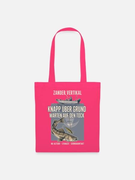 Zander Vertikal Knapp Über Grund - Stoffbeutel - Azalea