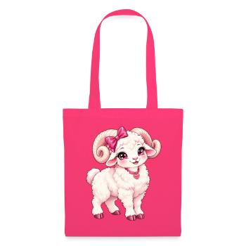 Kawaii Dall Dickhorn-Schaf - Stoffbeutel - Azalea - Vorne