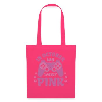 Octobre Rose Gaming Wear Pink October Gamer Krebs - Stoffbeutel - Azalea - Vorne