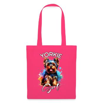 Yorkshire Terrier Mädchen Yorkshire Terrier - Stoffbeutel - Azalea - Vorne