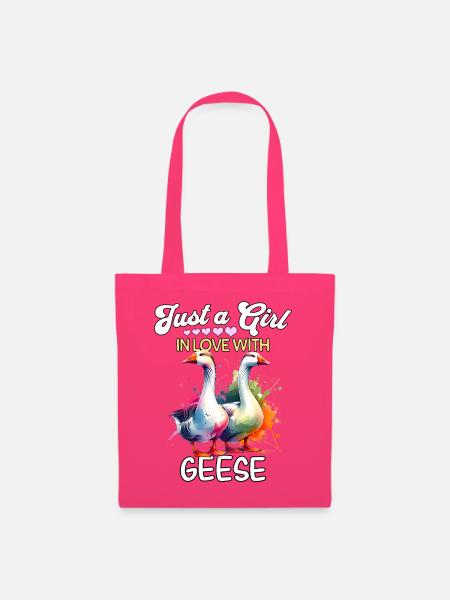 Gans Mädchen Goose - Stoffbeutel - Azalea