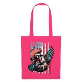 Rooster US Hahn - Stoffbeutel - Azalea - Vorne