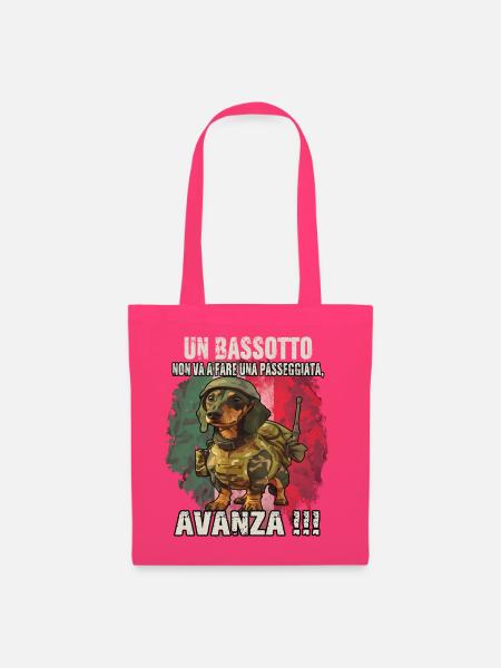 Lustiges Dackel-Motiv | Dackel-Fan | Teckel-Hunde - Stoffbeutel - Azalea