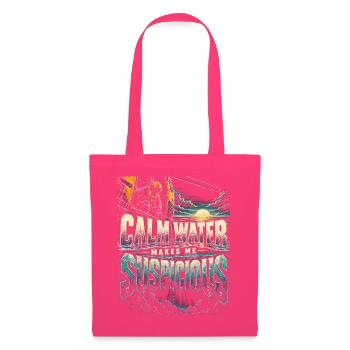 Rettungsschwimmer Calm Water Makes Me Suspicious - Stoffbeutel - Azalea - Vorne