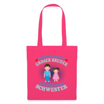 Großer Bruder Kleine Schwester - Stoffbeutel - Azalea - Vorne