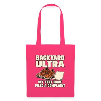 Backyard-ultra-läufer Ultralaufen Ausdauersportler - Stoffbeutel - Azalea - Vorne