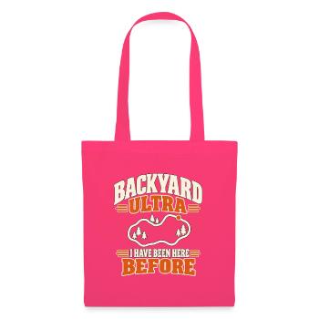 Backyard-ultra-läufer Ultralaufen Ausdauersportler - Stoffbeutel - Azalea - Vorne