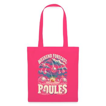 Pentanque Weekend Forecast Boules - Stoffbeutel - Azalea - Vorne